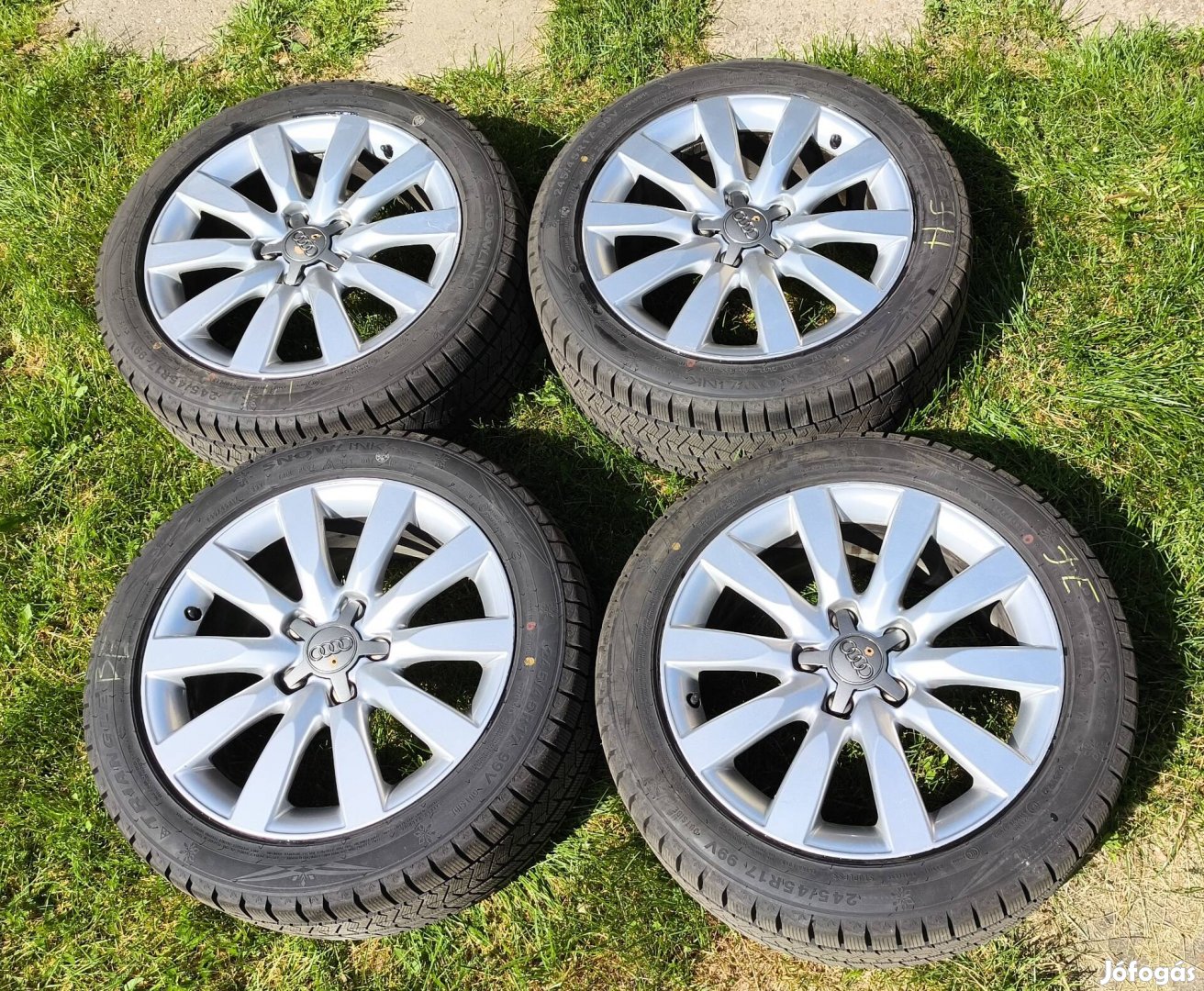 R17 gyári Audi alufelni garnitúra 5x112