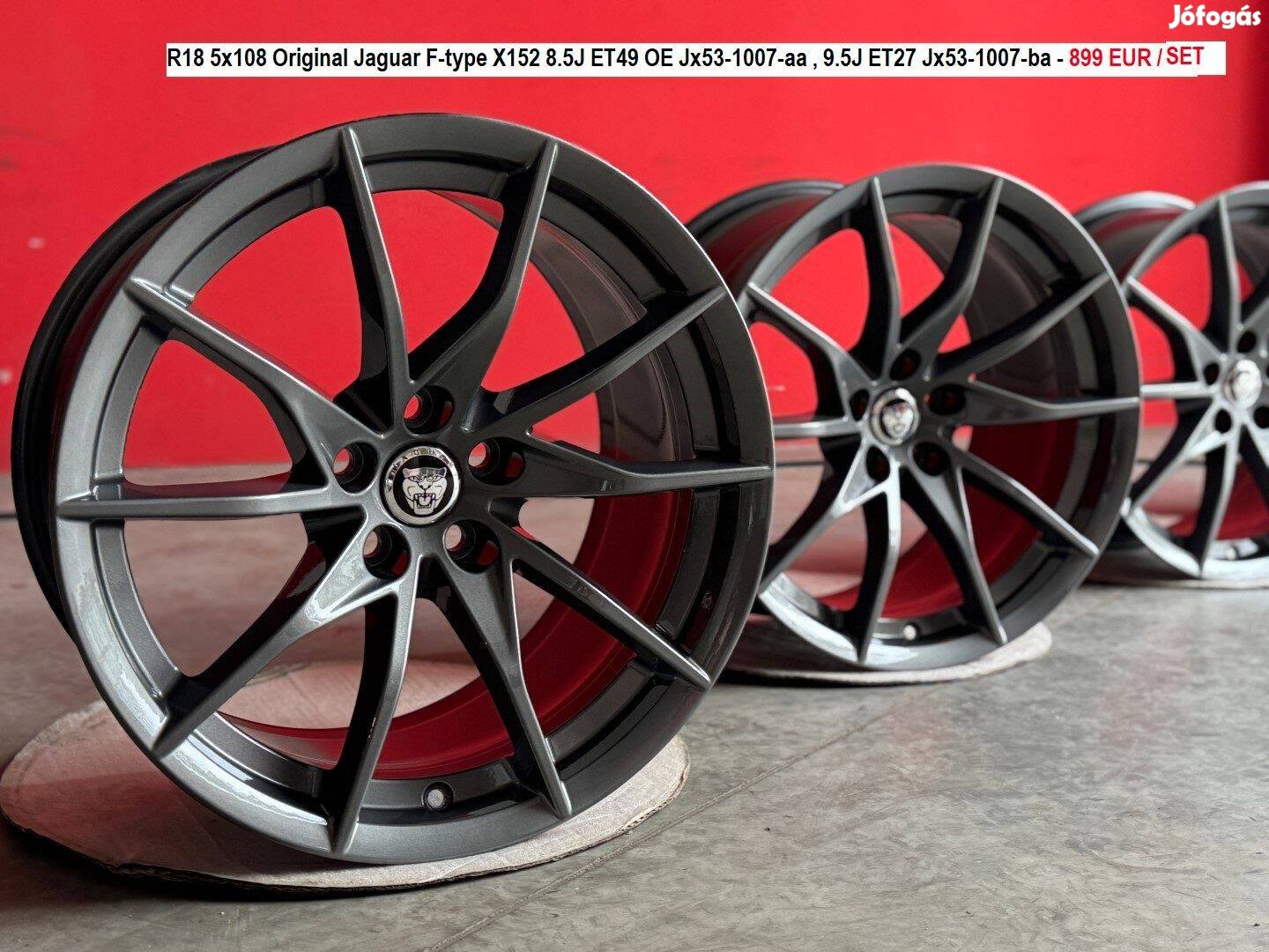 R18 5x108 Original Jaguar F-type X152 kétszéles gyári alufelnik 18"