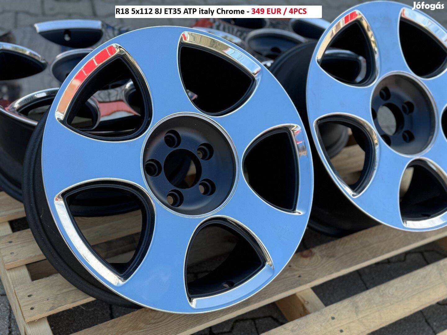 R18 5x112 8J ET35 ATP italy Chrome alufelnik alufelni szett 18"