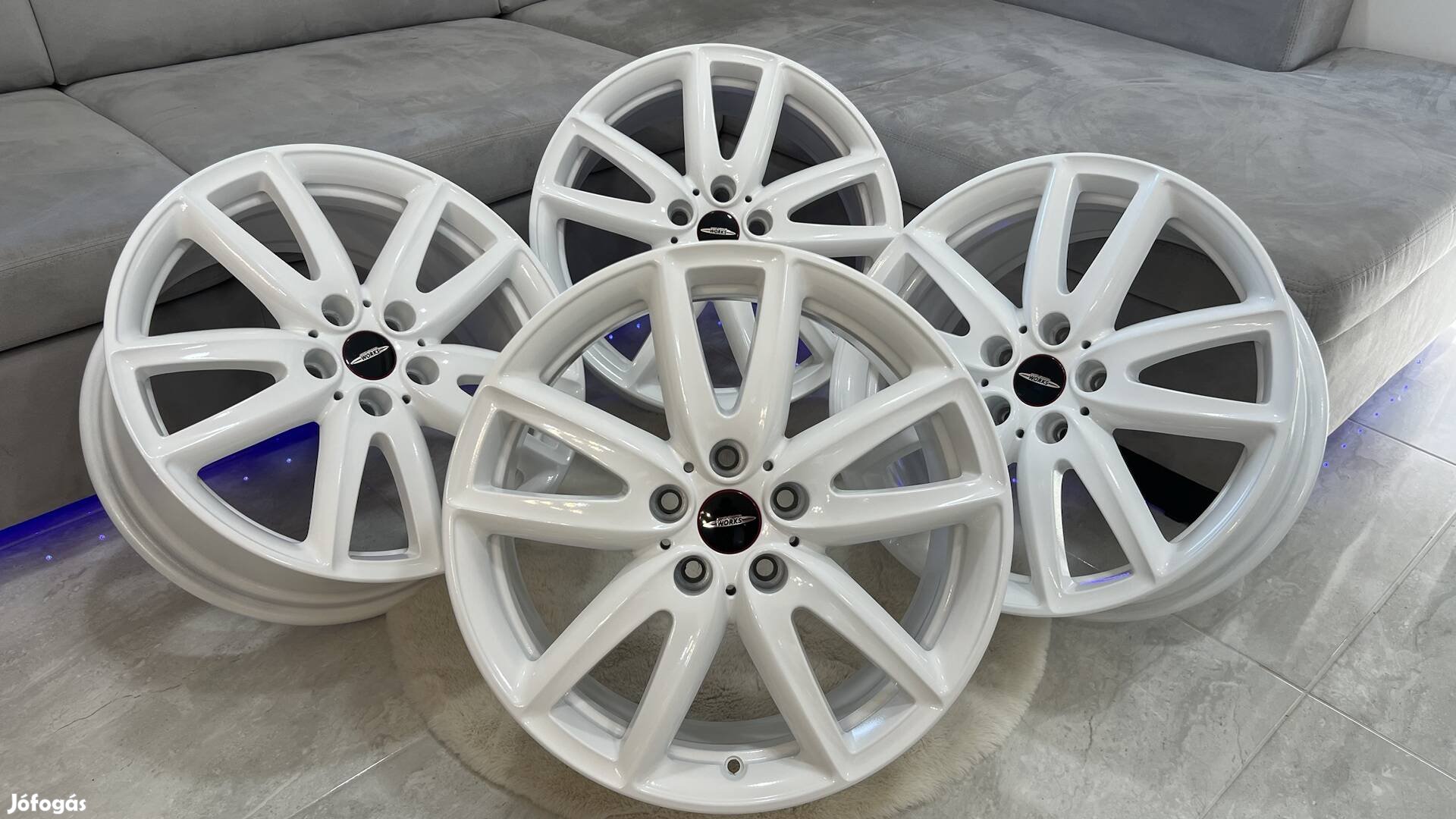 R18 5x112 Mini Jcw Grip Spoke 520 alufelni white / fehér 