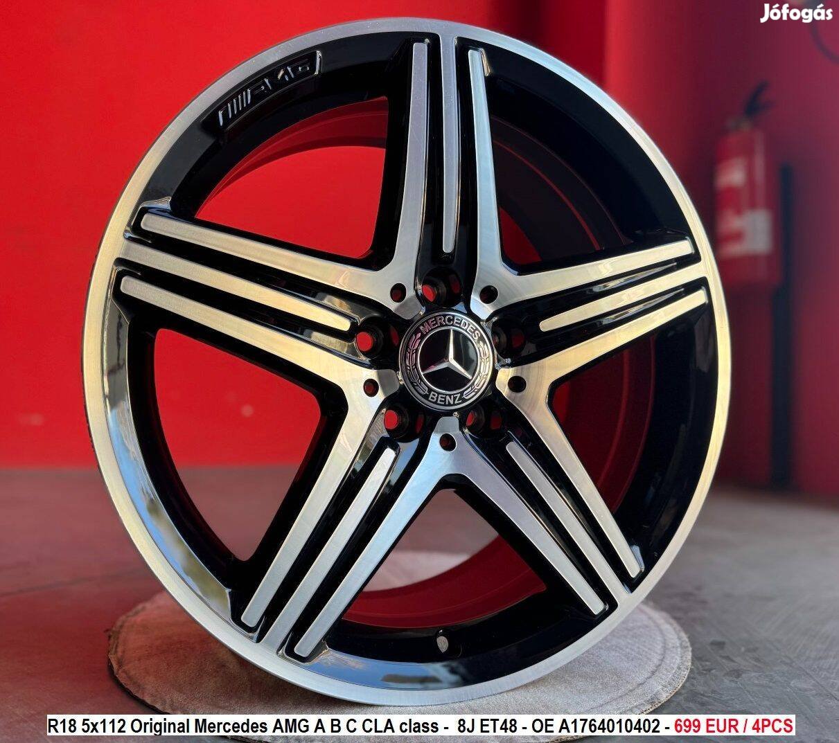 R18 5x112 Original Mercedes AMG A B C CLA class gyári alufelnik felnik