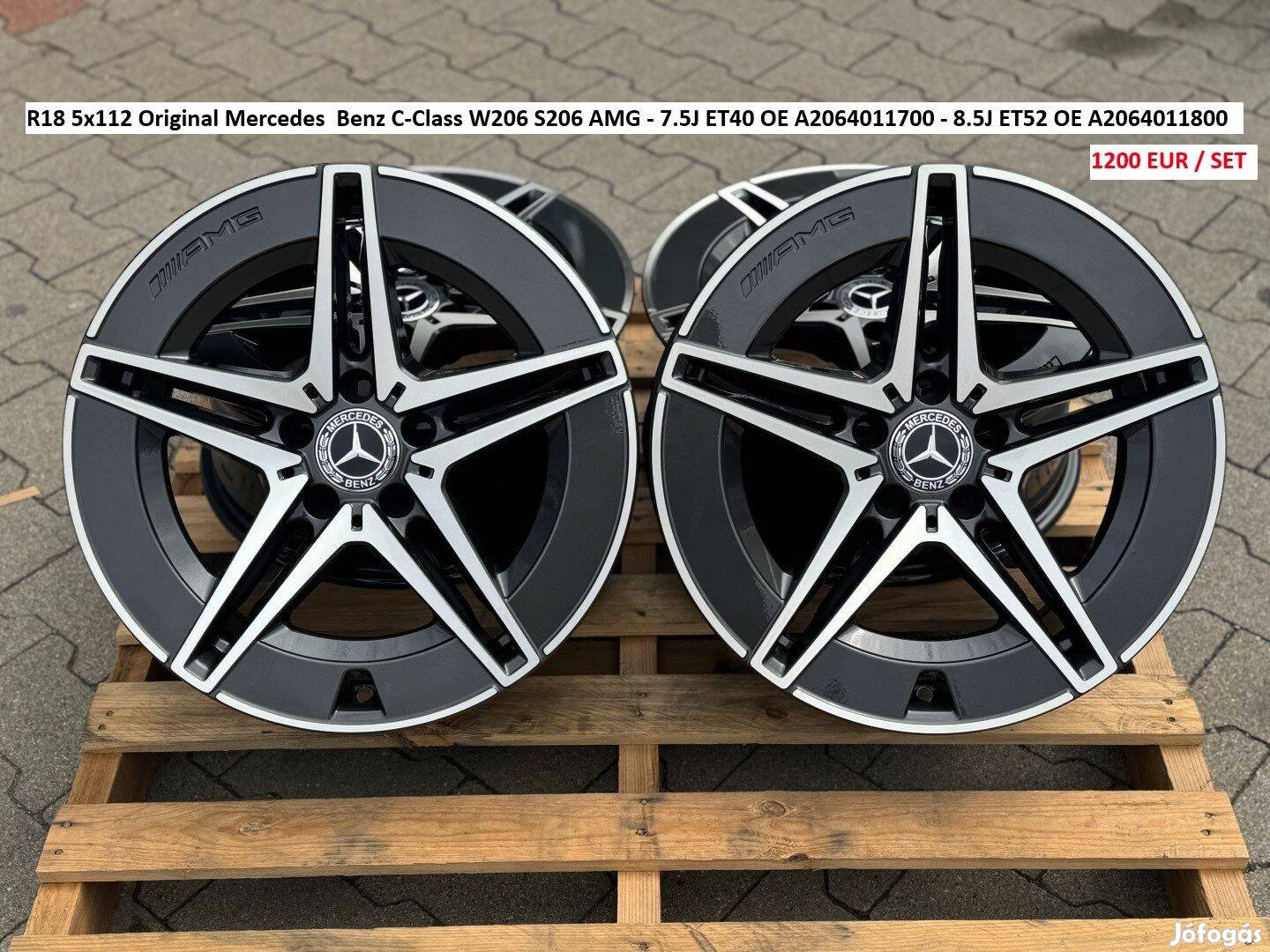 R18 5x112 Original Mercedes Benz C-Class W206 S206 kétszéles felnik