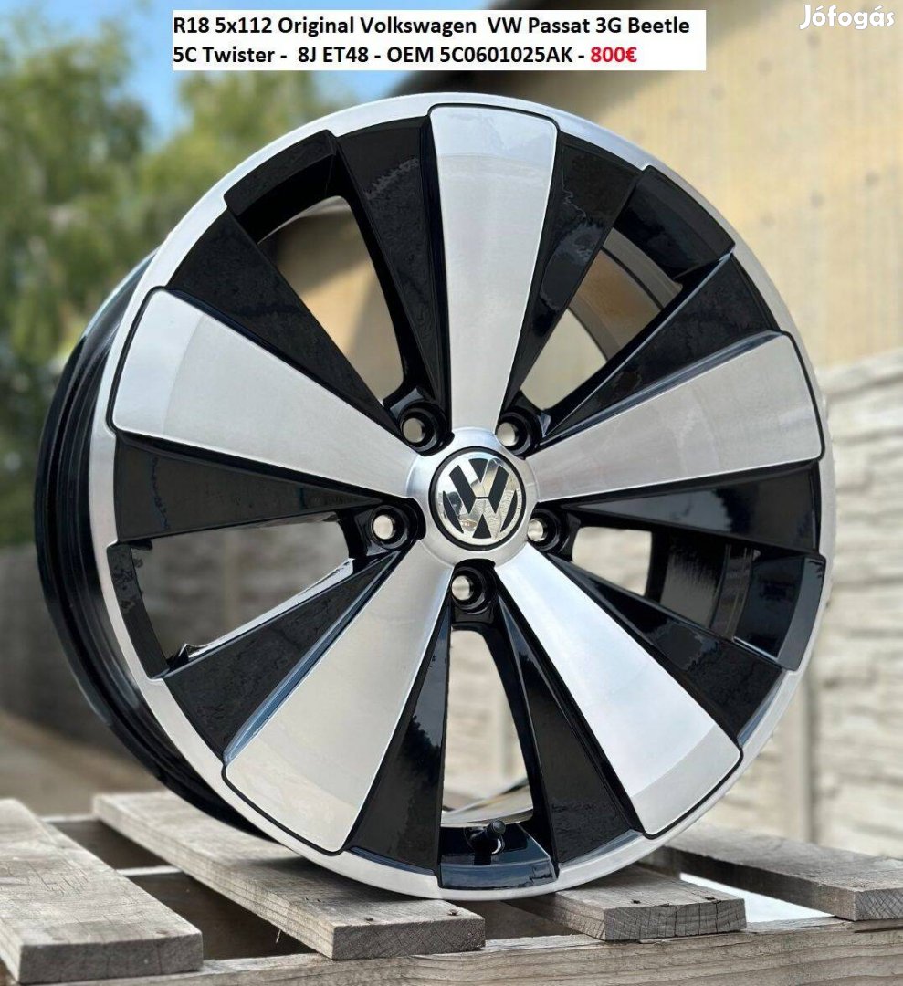 R18 5x112 Original Volkswagen VW Passat 3G Beetle 5C gyári alufelnik