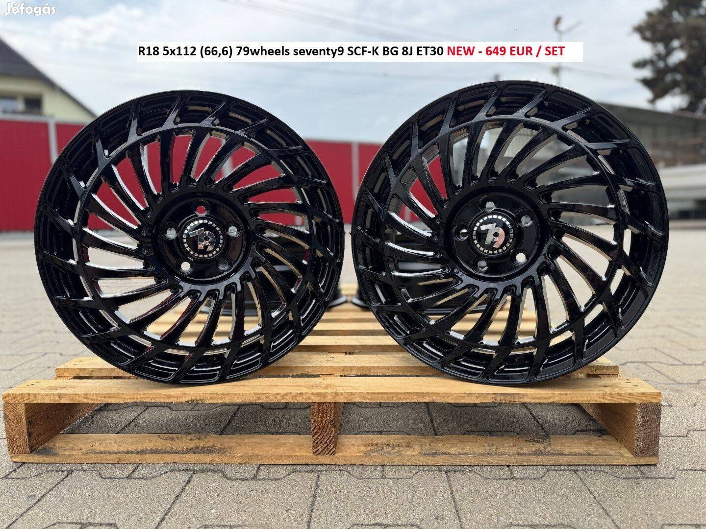 R18 5x112 (66,6) 79wheels seventy9 SCF-K BG 8J ET30 új felnik alufelni