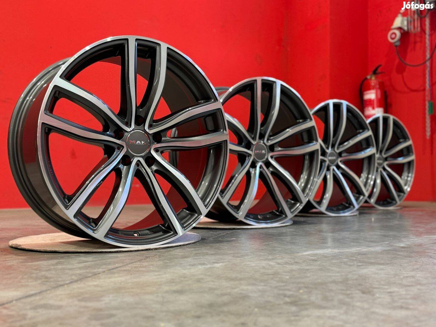 R18 5x112 (66.6) MAK Fahr Gun MET-Mirror FACE 8J ET30 új felnik 19"