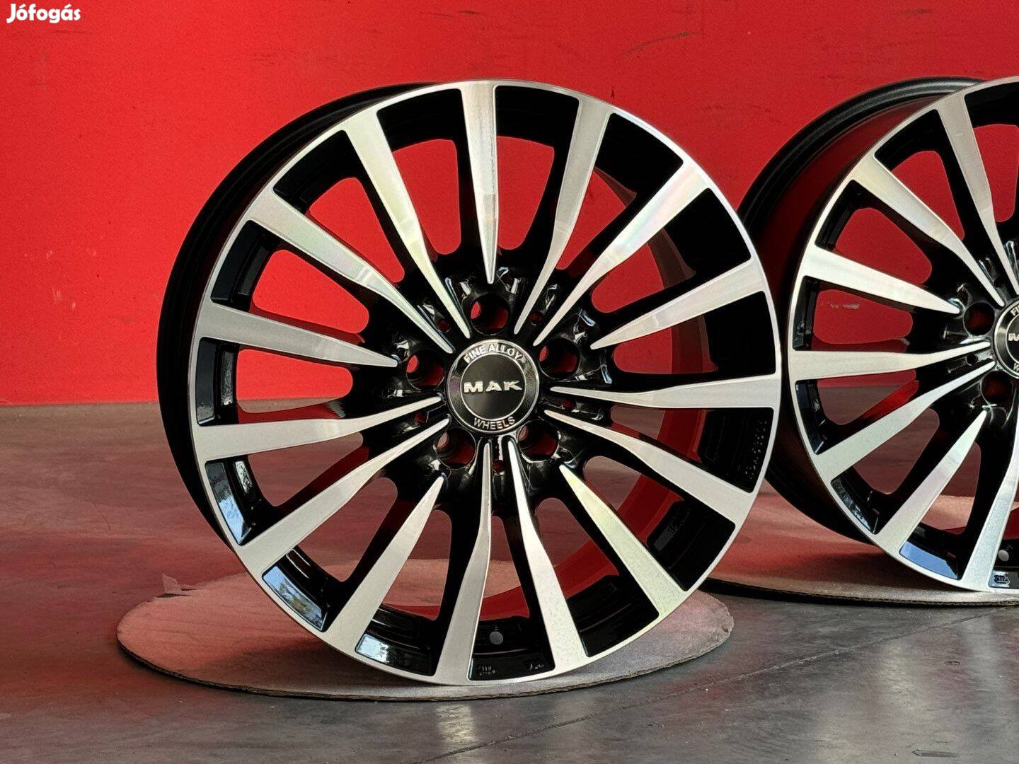 R18 5x112 (66,6) MAK Krone Black Mirror 8J ET48 új alufelnik felnik