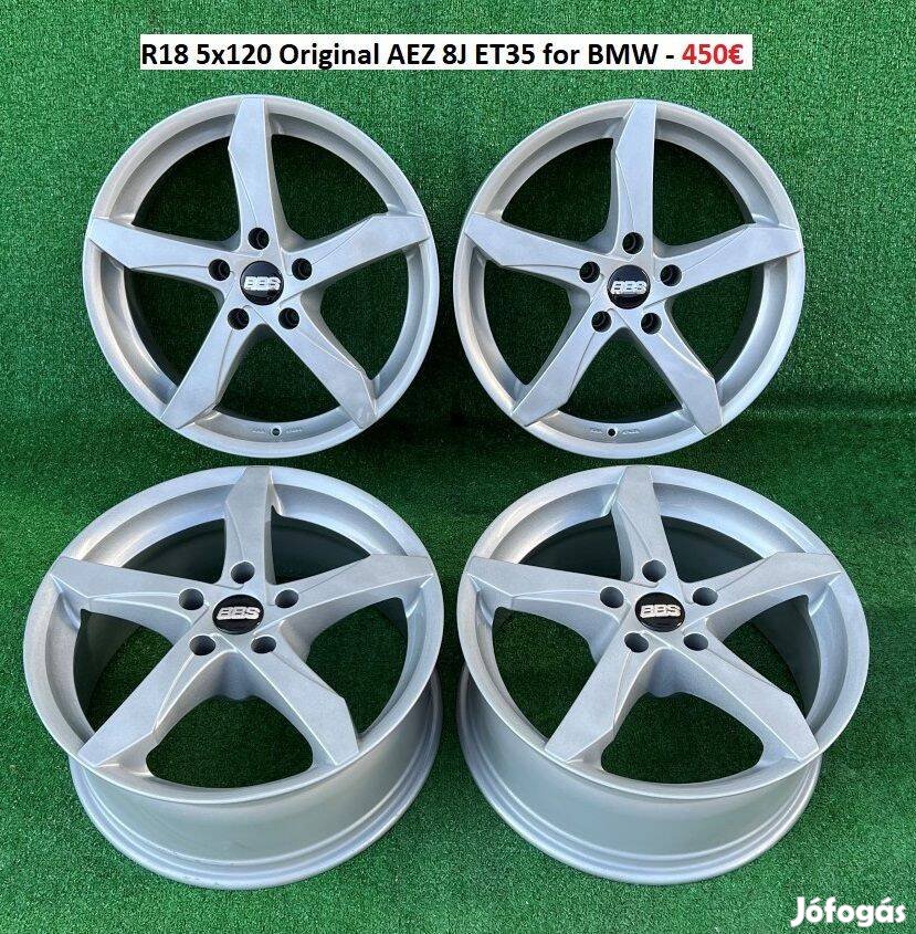 R18 5x120 Original Aez 8J ET35 for BMW E46 E90 E91 E92 E93 alufelnik