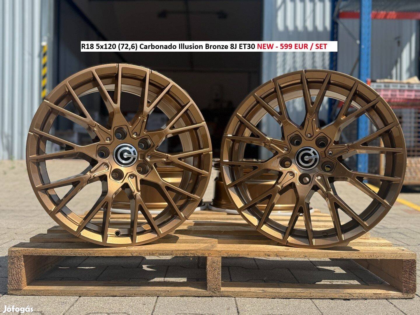 R18 5x120 (72,6) Carbonado Illusion Bronze 8J ET30 új alufelnik / bmw