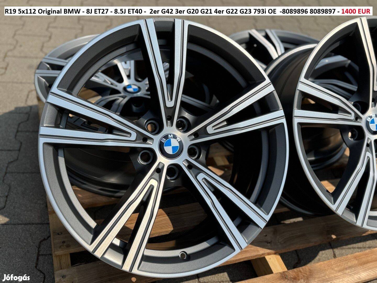 R19 5x112 Original BMW 2er G42 3er G20 G21 4er G22 G23 gyári alufelnik