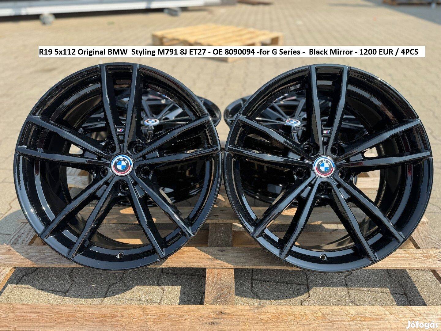 R19 5x112 Original BMW Styling M791 8J ET27 OE 8090094 -for G Series