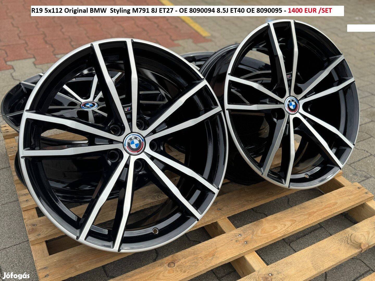 R19 5x112 Original BMW Styling M791 kétszéles gyári alufelnik felnik