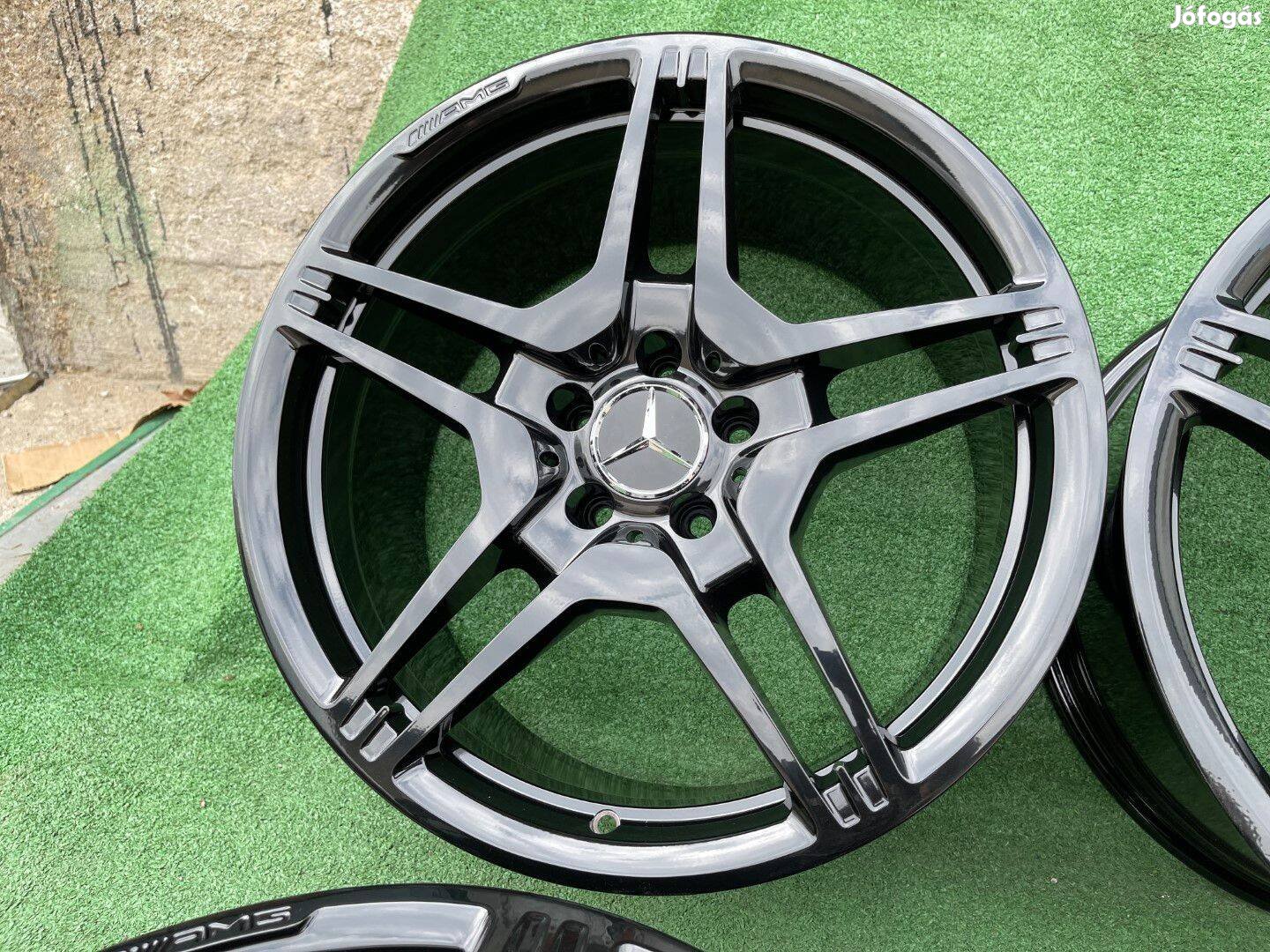 R19 5x112 Original Mercedes AMG gyári kétszéles alufelni szett 19"