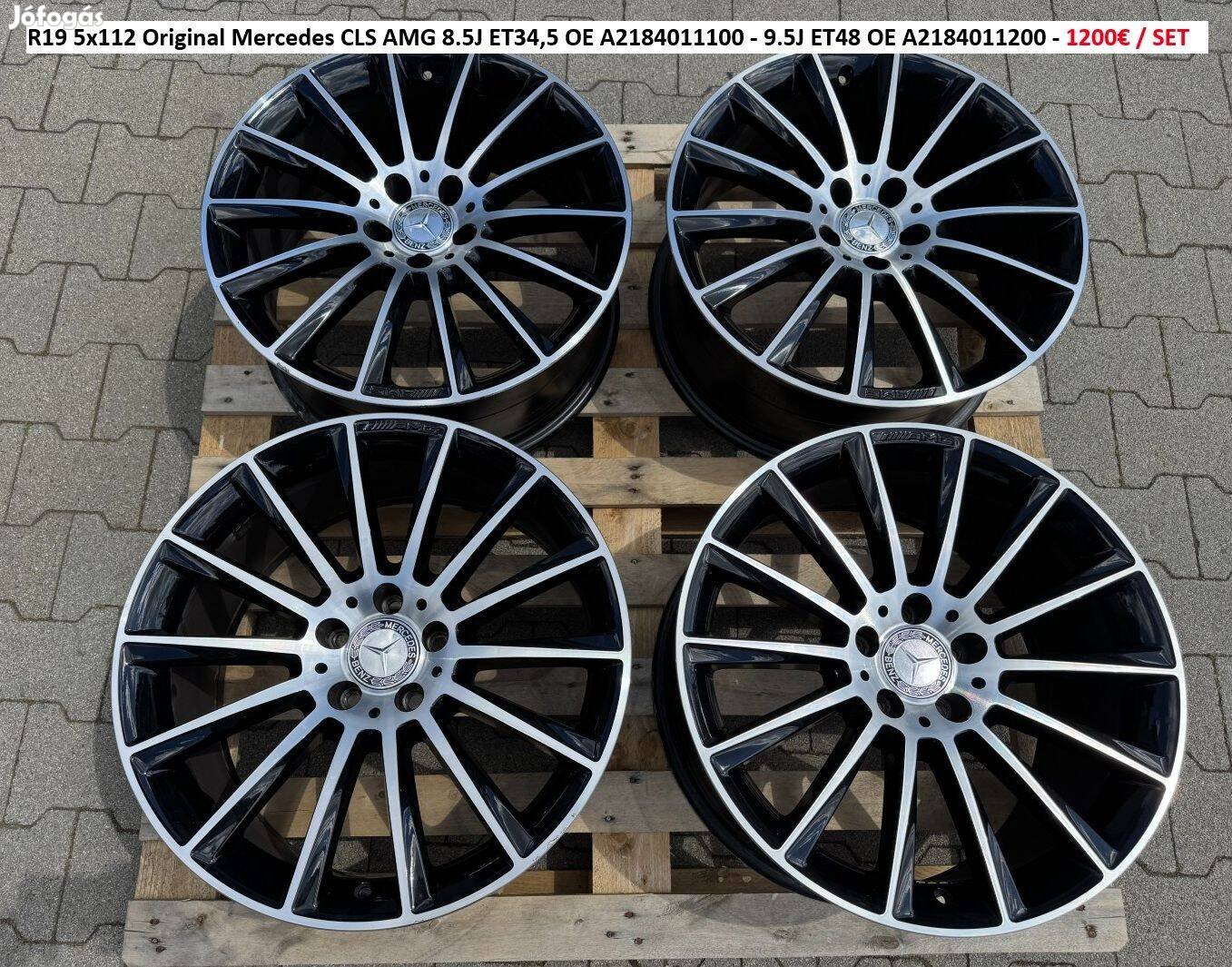 R19 5x112 Original Mercedes CLS AMG kétszéles gyári alufelnik felnik