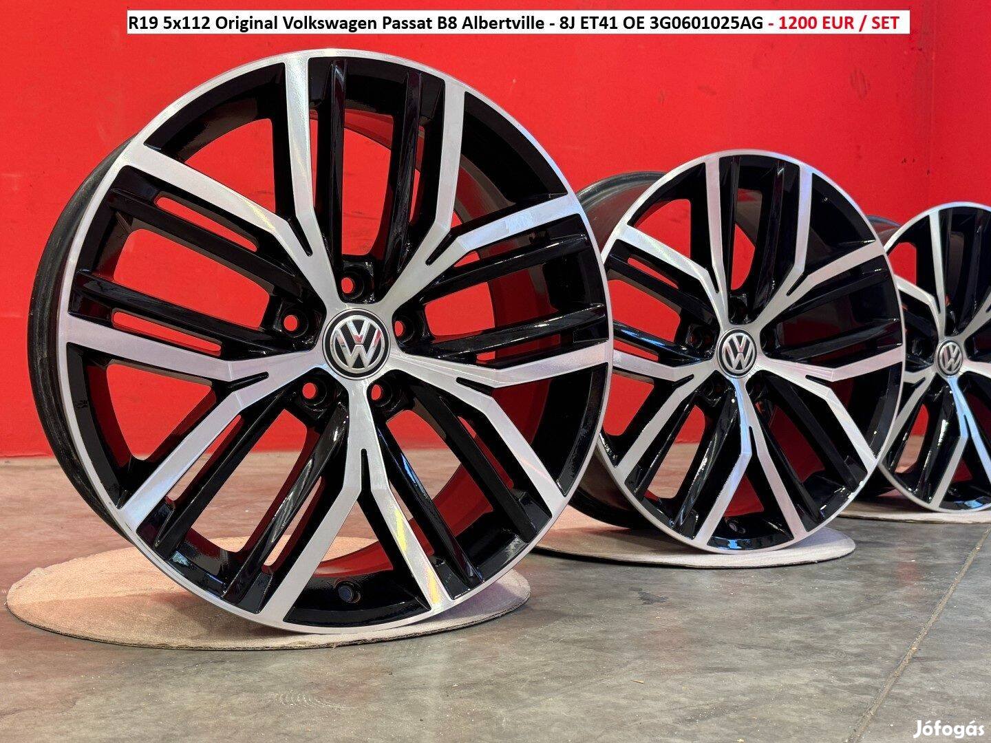 R19 5x112 Original VW Volkswagen Passat B8 Albertville - 8J ET41 felni