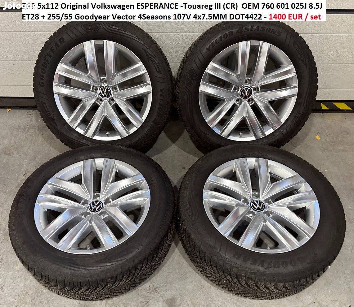 R19 5x112 Original Volkswagen Esperance -Touareg III +255/55