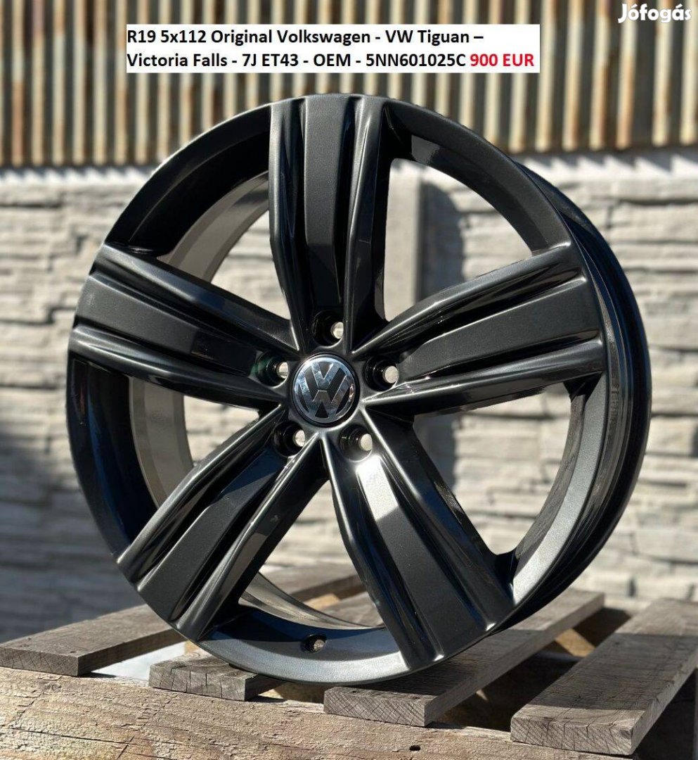 R19 5x112 Original Volkswagen - VW Tiguan Victoria Falls - 7J ET43 -