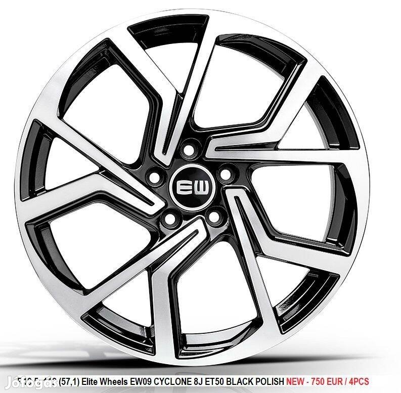 R19 5x112 (57,1) Elite Wheels EW09 Cyclone 8J ET50 új felnik alufelnik