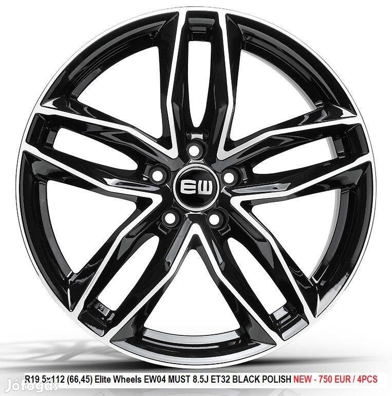 R19 5x112 (66,45) Elite Wheels EW04 MUST 8.5J ET32 Új Alufelnik 19"