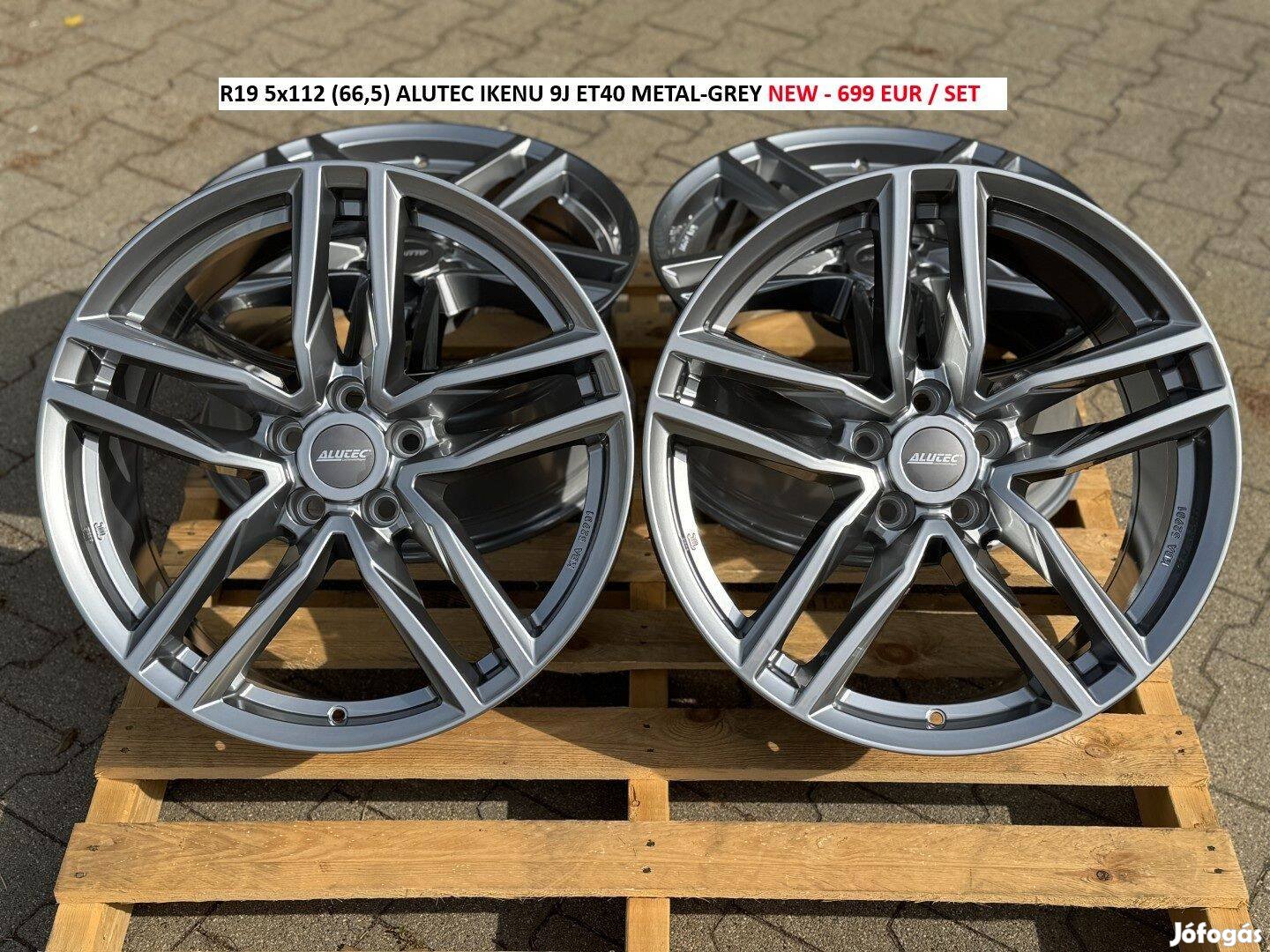 R19 5x112 (66,5) Alutec Ikenu 9J ET40 új felni alufelni felnik 19"