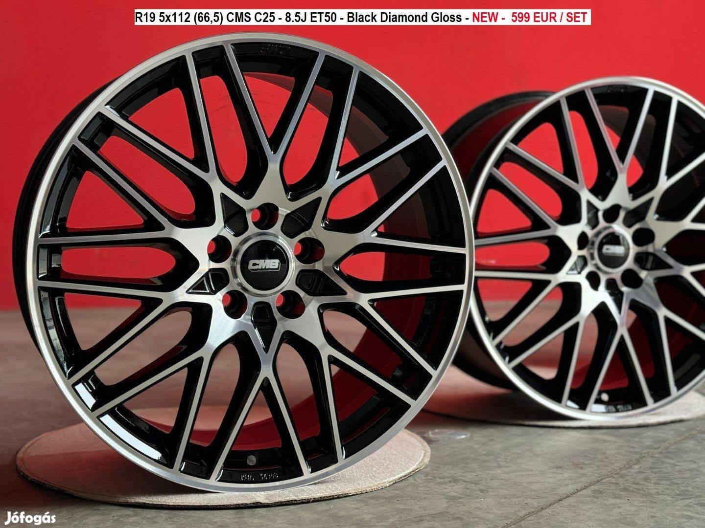 R19 5x112 (66,5) CMS C25 - 8.5J ET50 Skoda Vw Audi Mercedes alufelnik