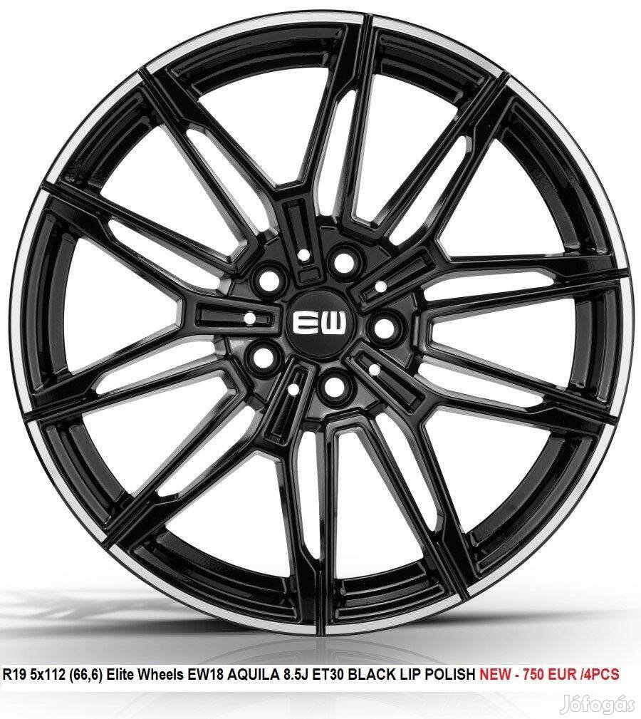 R19 5x112 (66,6) Elite Wheels EW18 Aquila 8.5J ET30 Új Alufelnik 19"