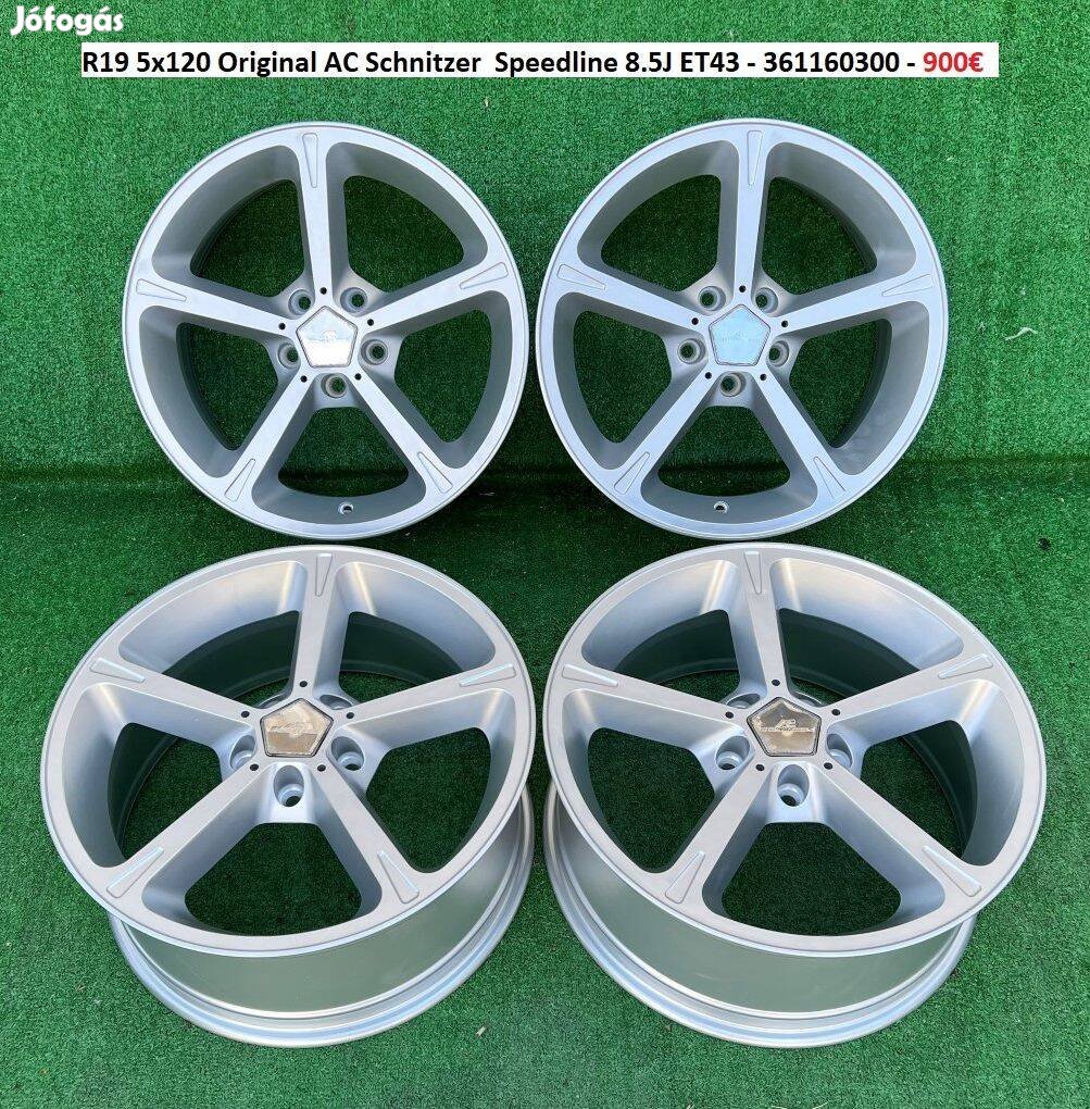 R19 5x120 Original AC Schnitzer Speedline 8.5J ET43 ritka alufelnik