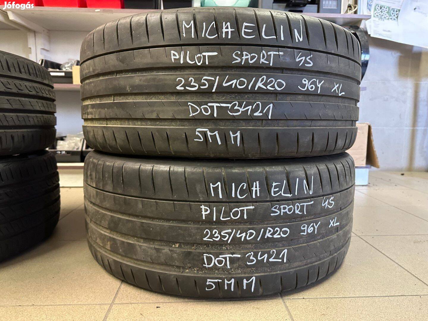 R20 235/40 Michelin Pilot Sport 4S 96Y XL 2x5MM DOT3421 2db
