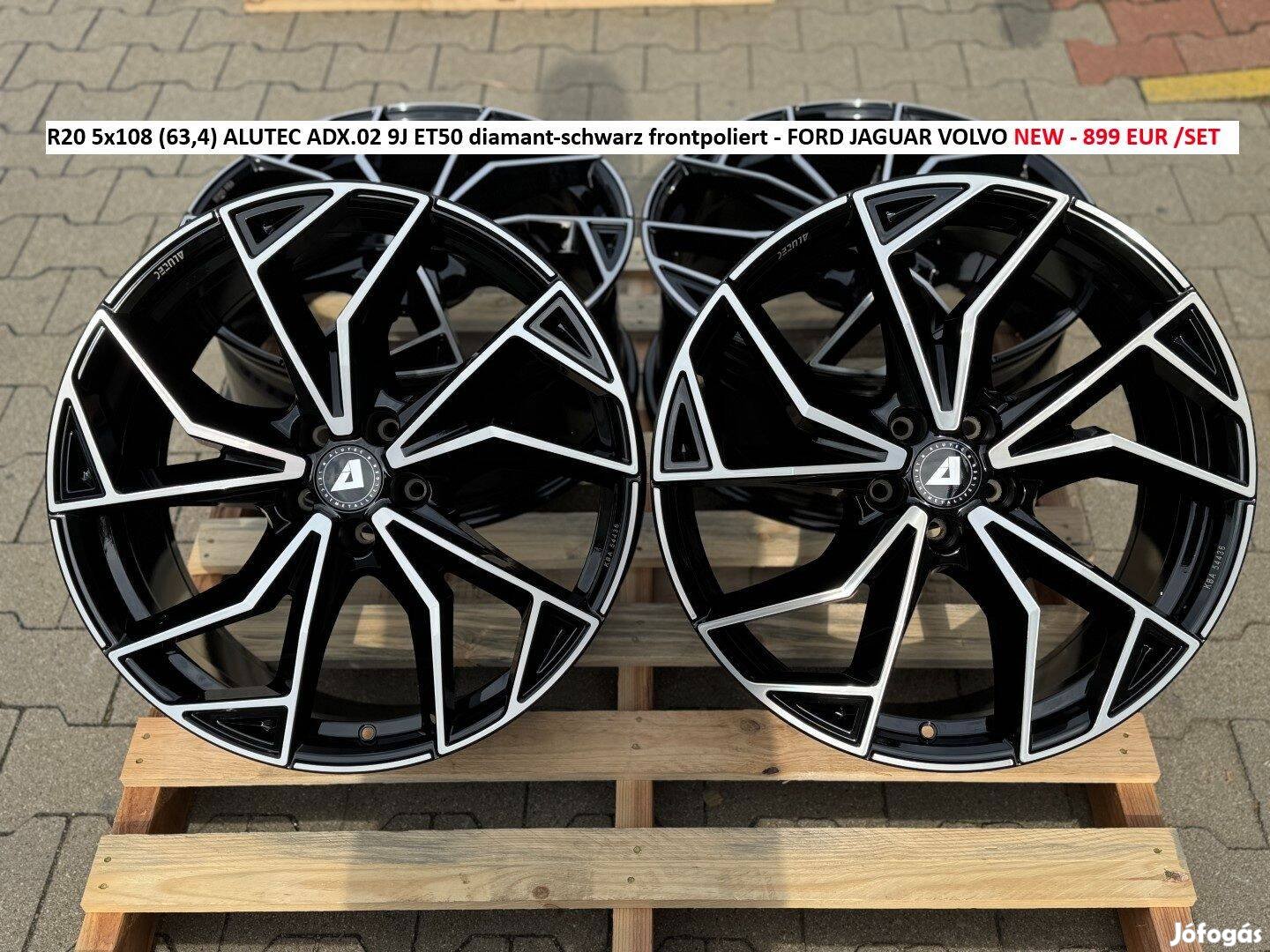 R20 5x108 (63,4) Alutec ADX.02 9J ET50 Volvo Jaguar Ford Új Alufelnik