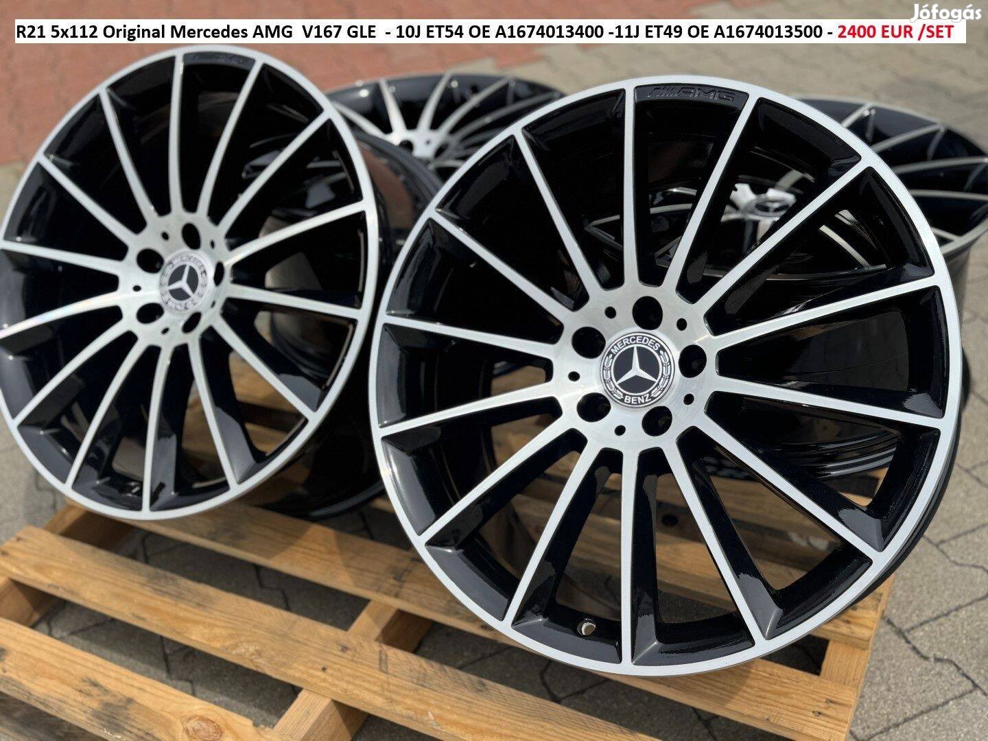R21 5x112 Original Mercedes AMG V167 Gle kétszéles gyári alufelnik