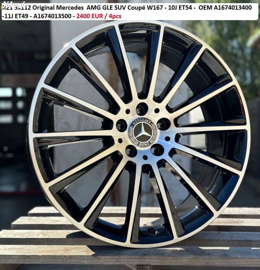 R21 5x112 Original Mercedes AMG V167 Gle kétszéles gyári alufelnik