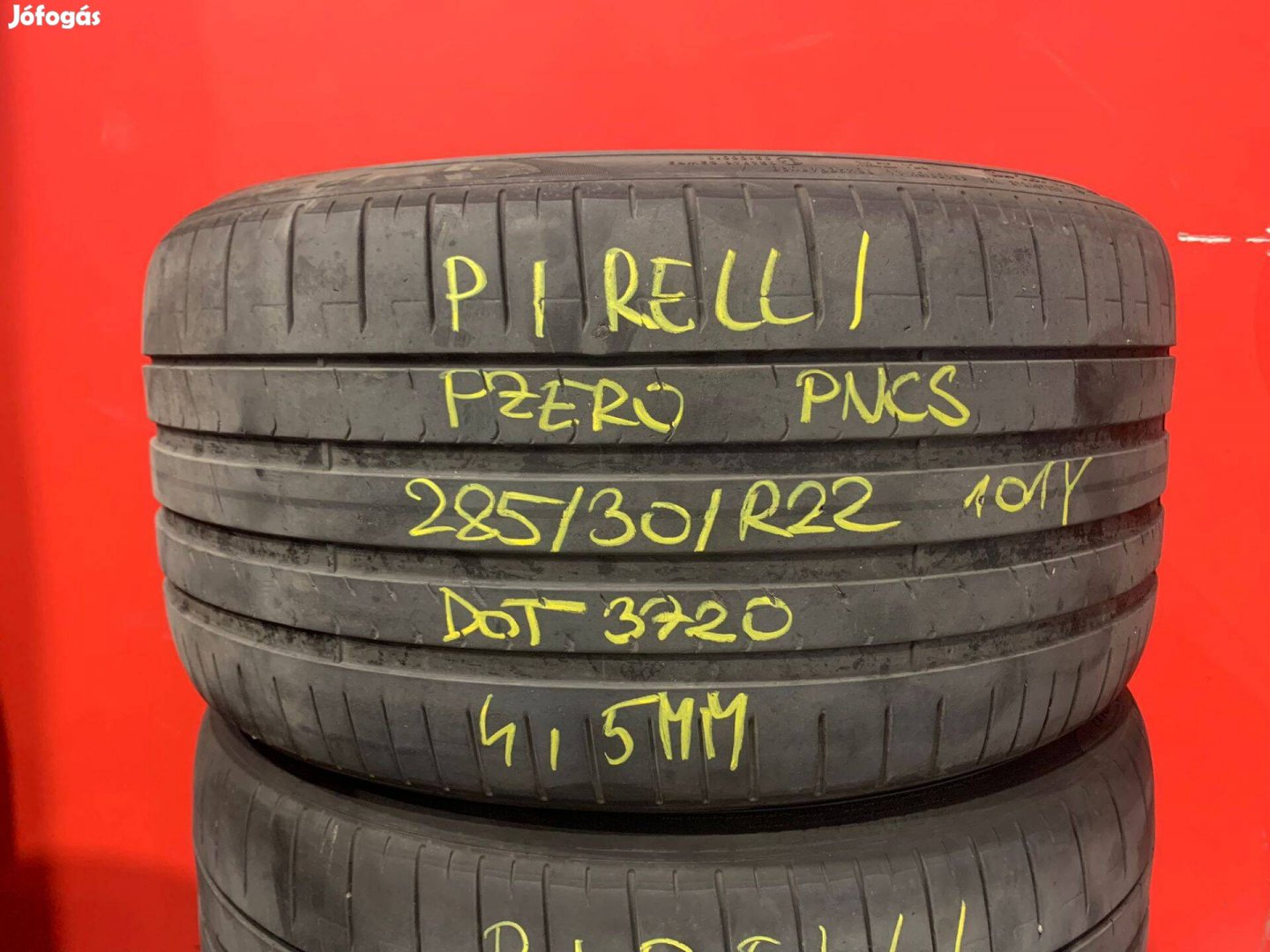R22 285/30 Pirelli P Zero Pnch 101Y 3x4.5MM DOT3820 - 150 EUR 2db