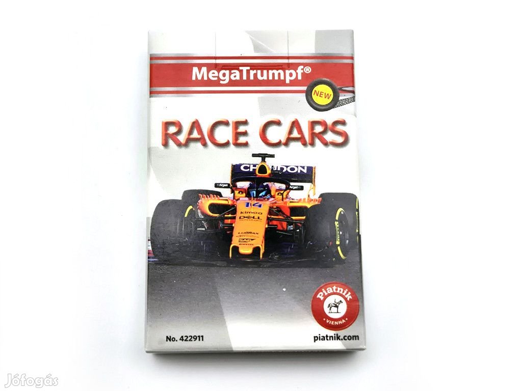 RACE CARS versenyutók autós autók autós kvartett kártya autóskártya