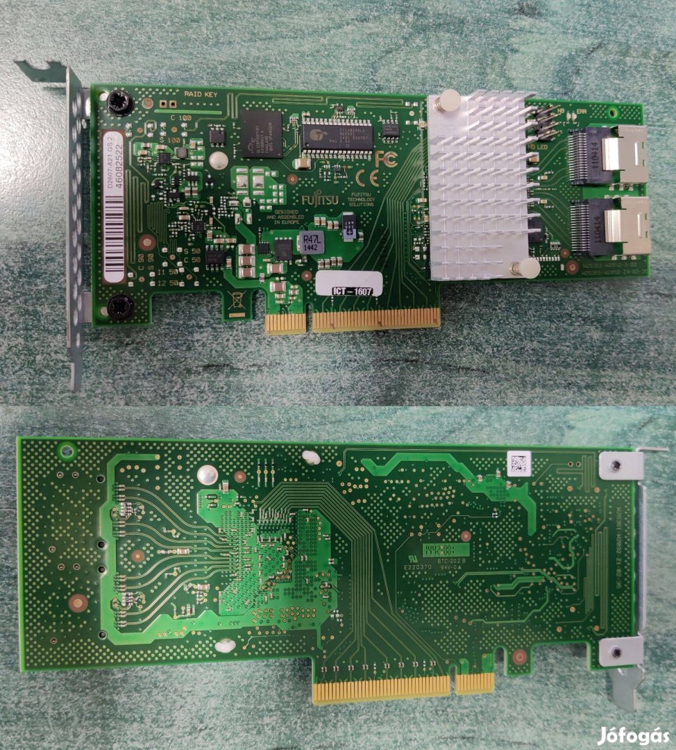 RAID kártyák Perc H310, Fujitsu D2607-A21, HBA