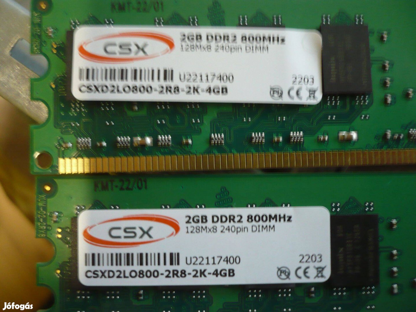 RAM Csx 4GB (2x2GB) DDR2 800MHz Csxd2LO800-2R8-2K-4GB