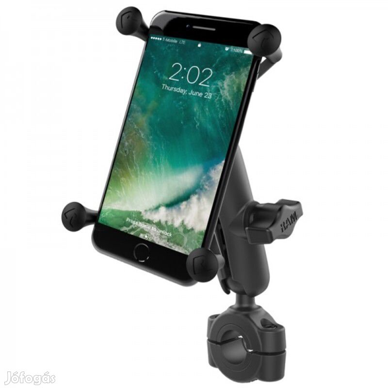 RAM MOUNTS X-Grip Közepes Karú Telefon Tartó Közepes Kormánybázissal