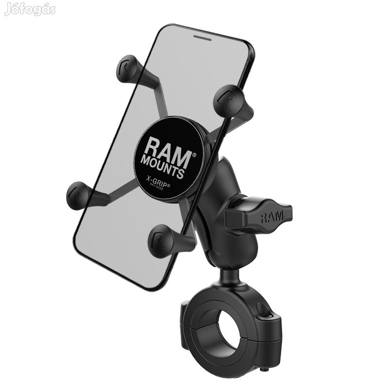 RAM MOUNTS X-Grip Rövid Karos Telefon Tartó Nagyméretű Kormányra Szer