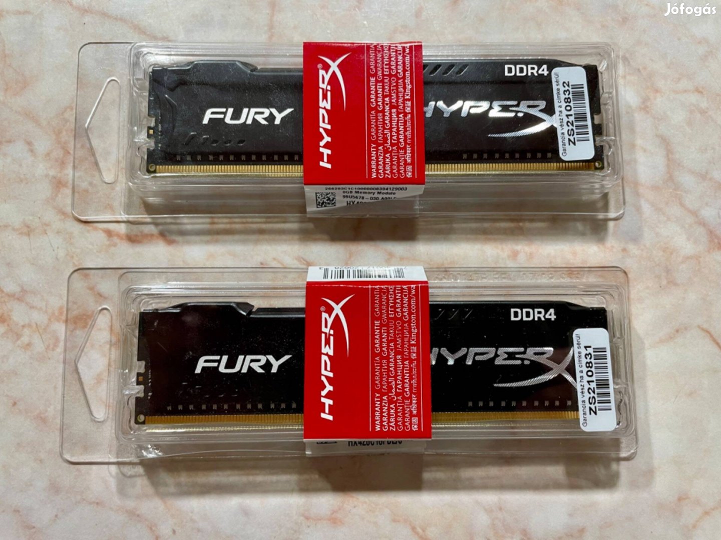 RAM kingston 8gb ddr4 2666 hyperx fury black