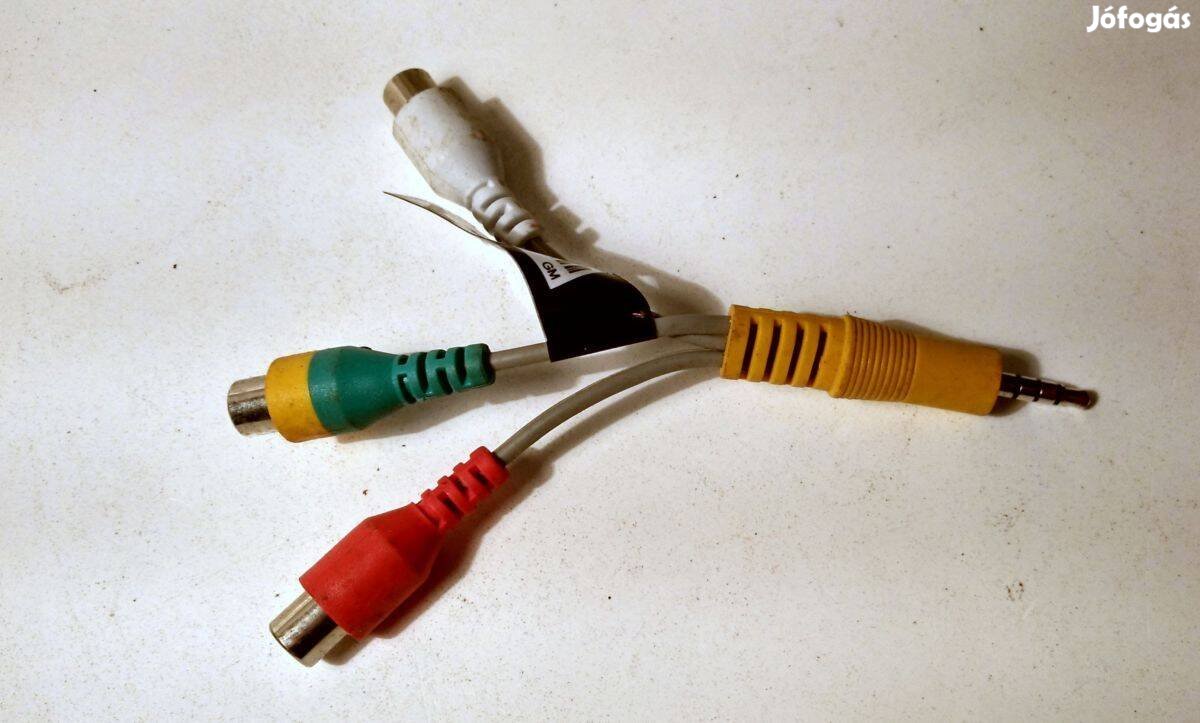 RCA Kábel (Ver.43) 12cm (teszteletlen)