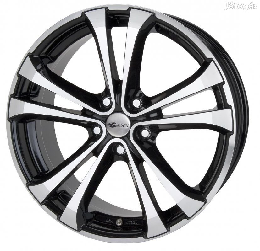 RC RC17 SGVP - Fényes fekete polírozott 8X18 5X115 ET40 CB76,9 |