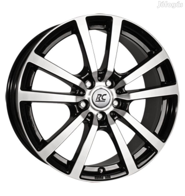 RC RC25T SGVP - Fényes fekete polírozott 7,5X18 5X112 ET52 CB66,6 |