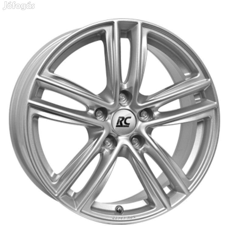 RC RC27 KS - Ezüst 7,5X17 5X100 ET46 CB57,1 | alufelni |