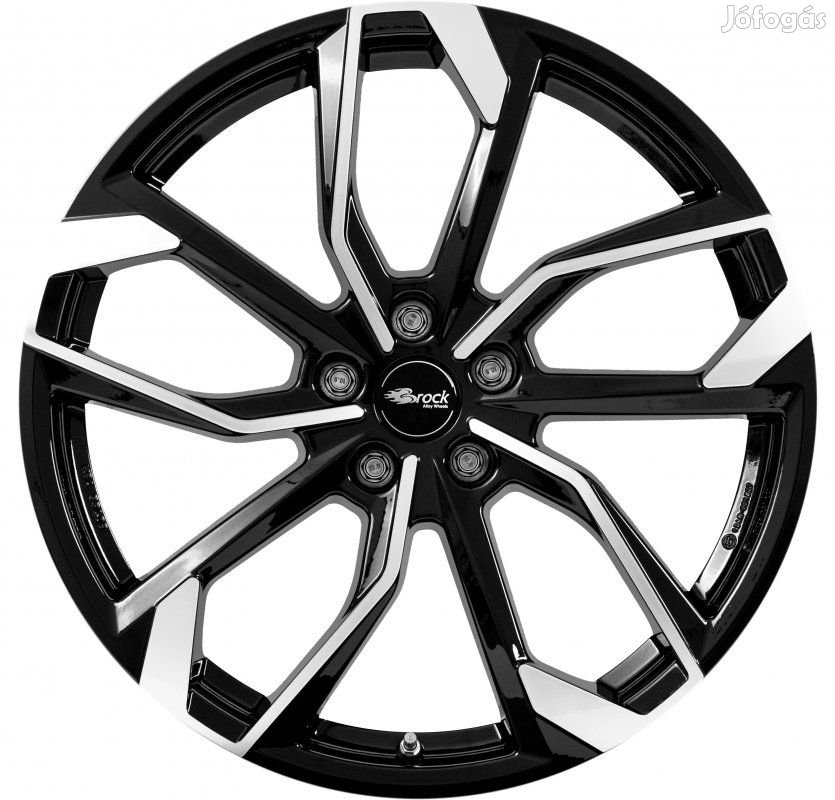 RC RC34 SGVP - Fényes fekete polírozott 7X17 5X100 ET55 CB56,1 |