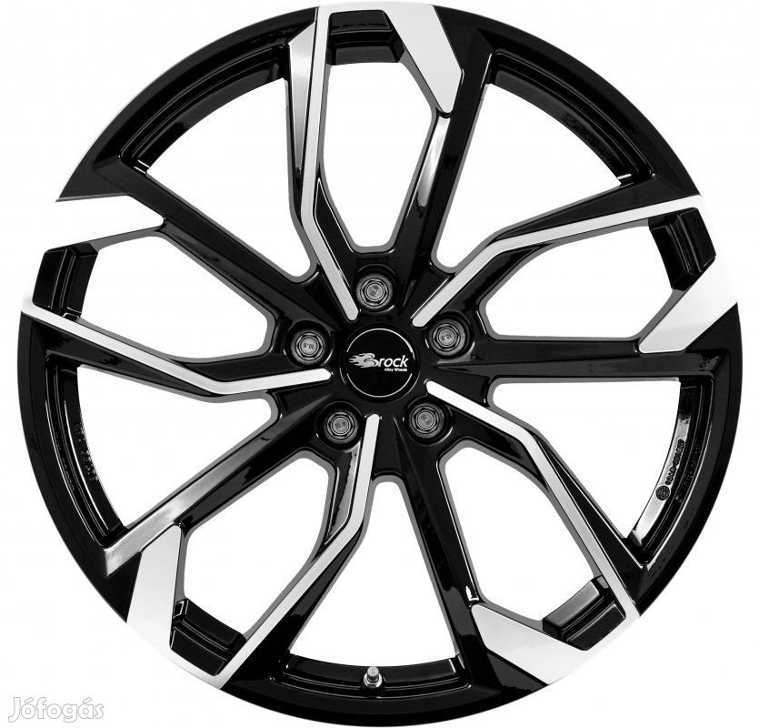 RC RC34 SGVP - Fényes fekete polírozott 7X17 5X108 ET50 CB63,4 |