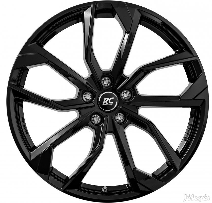 RC RC34 SG - Fényes fekete 6,5X17 5X112 ET44 CB66,6 alufelni