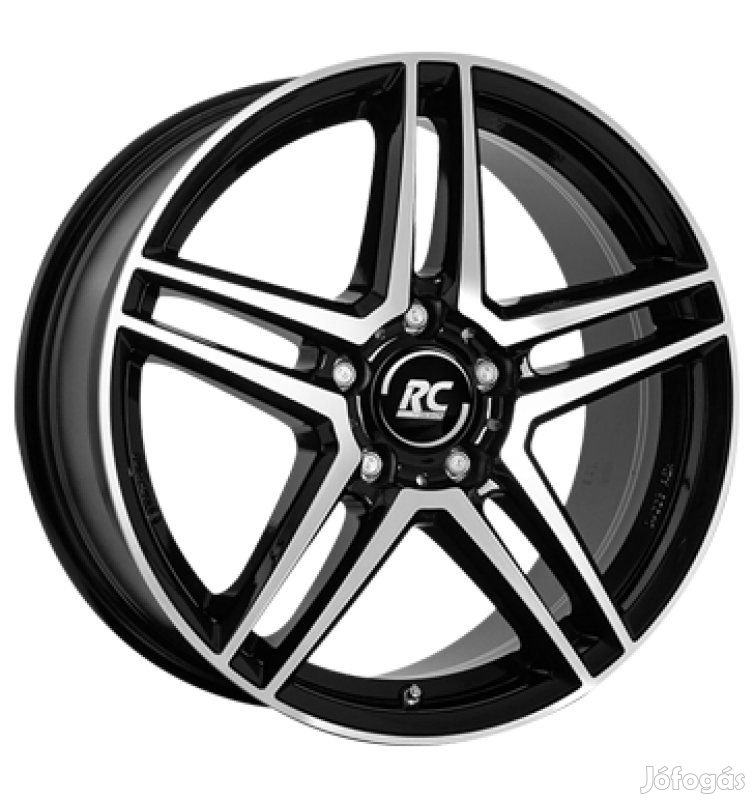 RC RCD17 SGVP - Fényes fekete polírozott 7,5X17 5X112 ET40 CB66,6 |