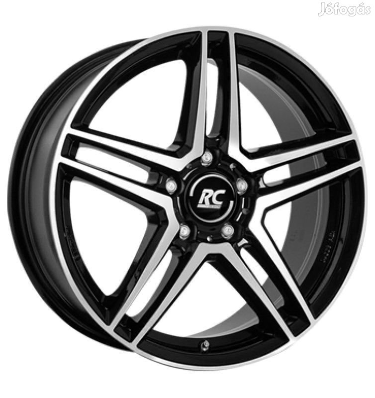 RC RCD17 SGVP - Fényes fekete polírozott 8,5X19 5X112 ET38 CB66,6 |