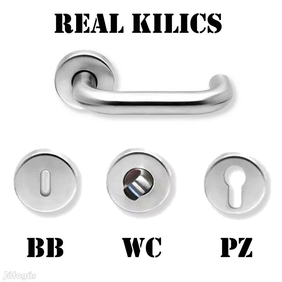 REAL ACÉL ROZETTÁS KILINCS