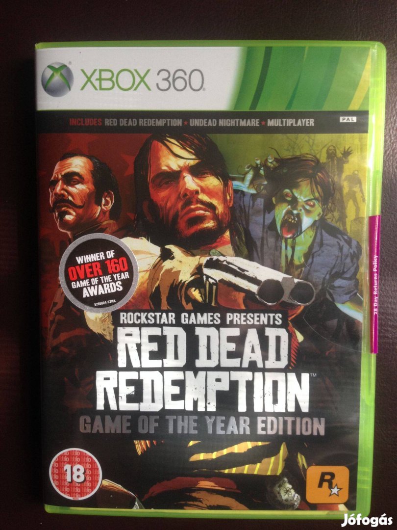 RED Dead Redemption GOTY "xbox360-one-series játék eladó-csere
