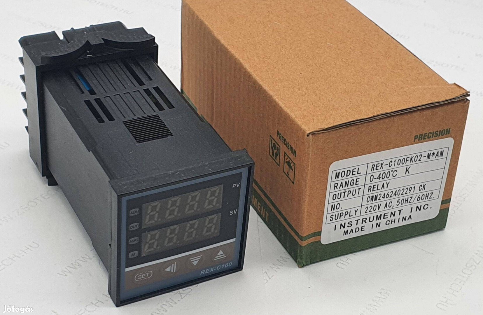 REX-C100 hőmérséklet vezérlő 0-400 fok rex c100 termosztát relé alarm