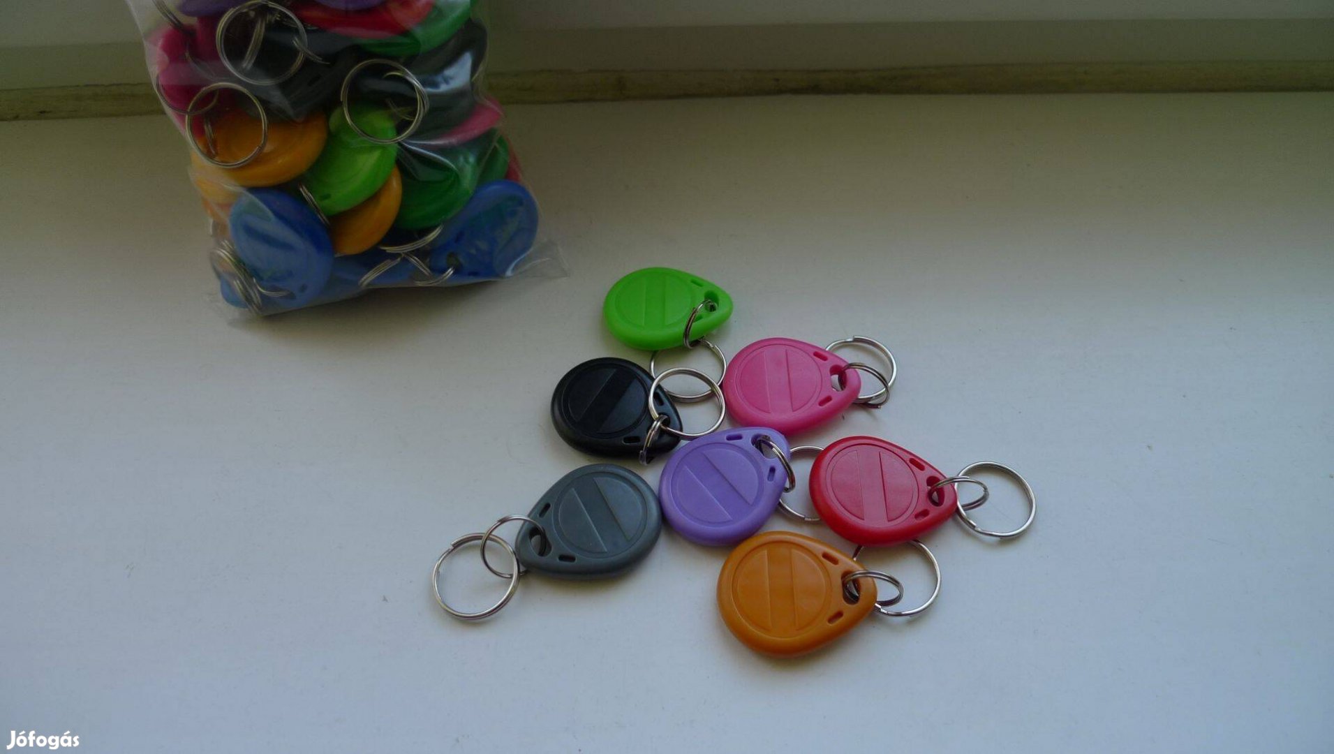 RFID token, proxy, kulcstartó, írható 125 khz eladó